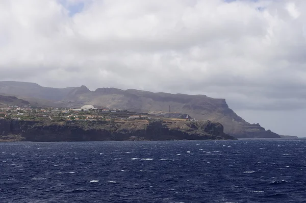 Kusten La Gomera ön, Canary island, Spanien — Stockfoto