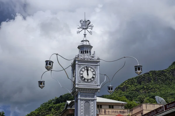 시계탑 빅토리아, 마헤, 세이셸 — 스톡 사진