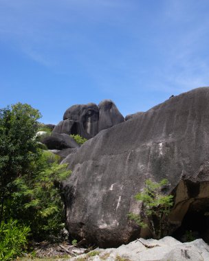 Anse kaynak d'argent beach, la digue Adası, seyshelles 