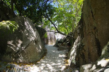Anse kaynak d'argent beach, la digue Adası, seyshelles