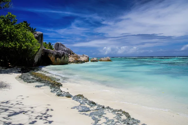 Anse Source d'Argent beach, La Digue island, Seyshelles — Stock Photo, Image