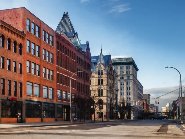 Syracuse New York Usa April 2021 View South Salina Street Stock Image