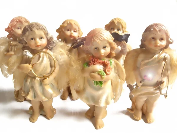 Group of angels — Stock Photo, Image