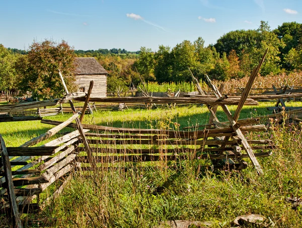 Old farm fences — Stock Photo, Image