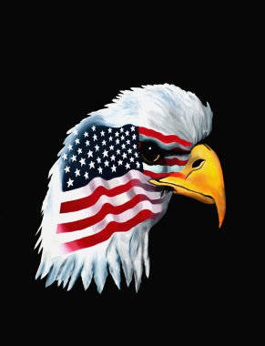 Vatansever Amerikan Kel Kartalı