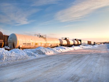 trains at a standstill