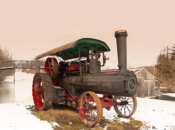老蒸汽引擎 — 图库照片