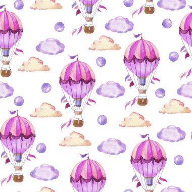 Suluboya el boyası çizimi, şablon duvar kağıdı 