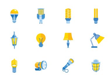 Büyük lambalar, ampuller. Elektriksel eşyalar.
