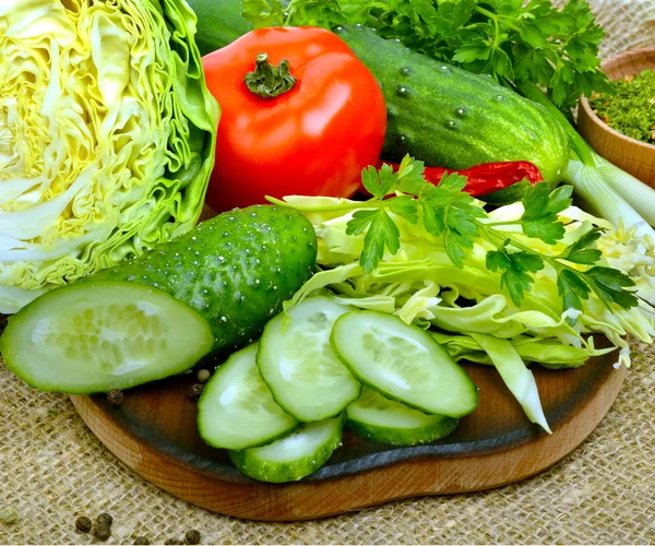 Fresh vegetables close up. — Stock Photo, Image