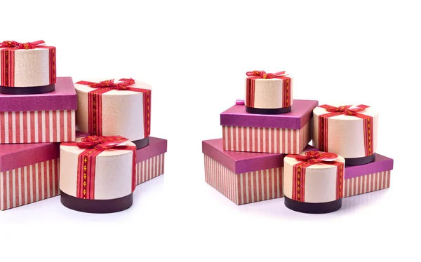 Beautiful present boxes — Stock Photo, Image