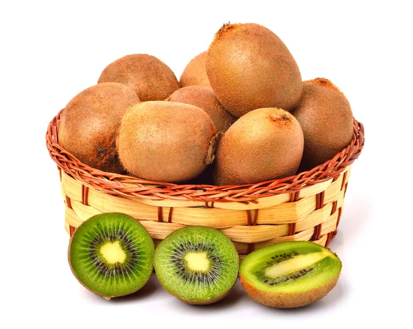 Kiwi fruits sur le panier — Photo