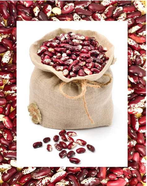 Red kidney beans background — Stock Photo, Image
