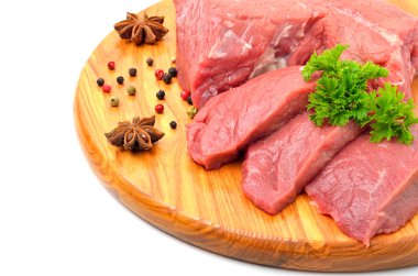 ham karşılamak adet dilimlenmiş soğan ve siyah üzerine beyaz izole biber ile