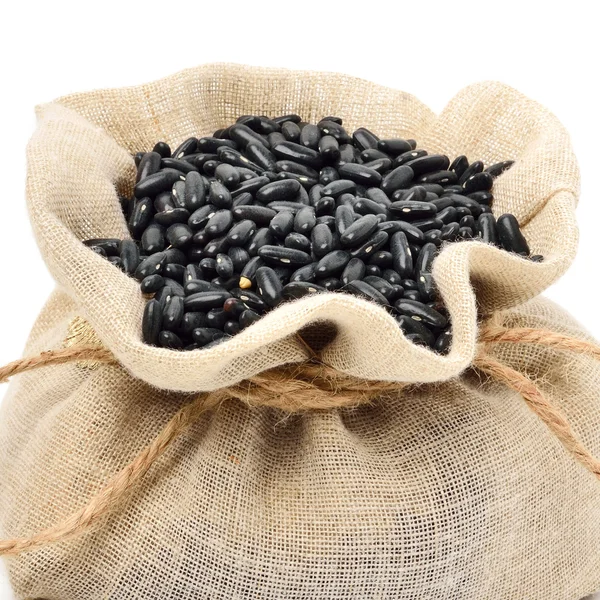 袋の黒豆 — ストック写真