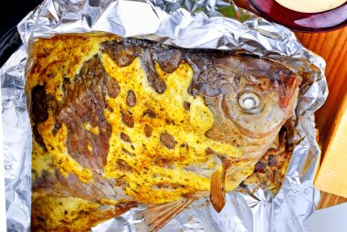 Folyoda Fırınlanmış Balık 