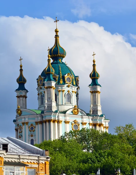 Kiev, Ucrania. Iglesia de San Andrés — Foto de Stock