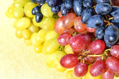 arka plan çuval bezi üzerinde üzüm