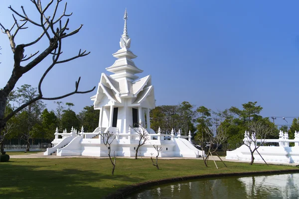 Deel van de witte tempel, Chiang Rai, Thailand — Stockfoto