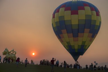 Şehir Parkı Balon Festivali.