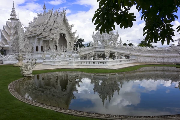 Vita templet, Chiang Rai Thailand — Stockfoto