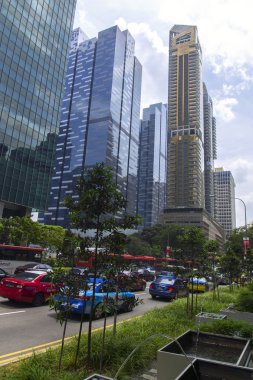 Singapur sokakları.