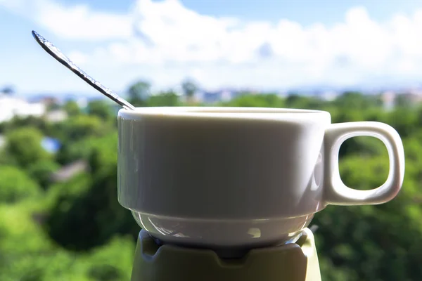 Deckel für Kaffee. — Stockfoto