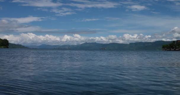 Lake Toba manzara — Stok video