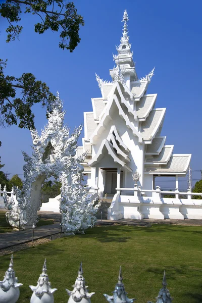 Teil des weißen Tempels, Chiang Rai Thailand — Stockfoto