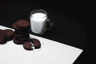 Çikolatalı kurabiye ve süt..