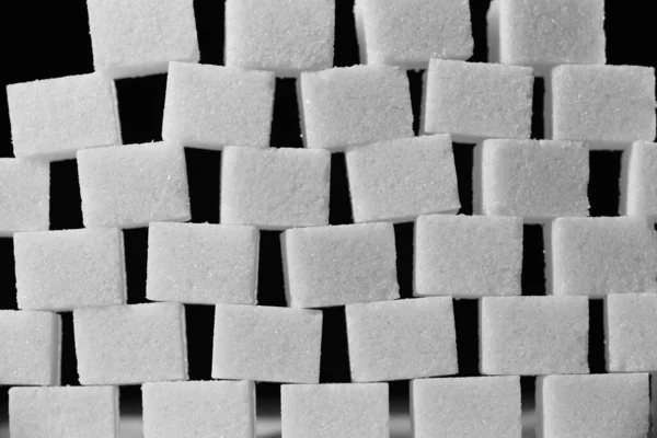 Sugar Cubes Close — Stock Photo, Image
