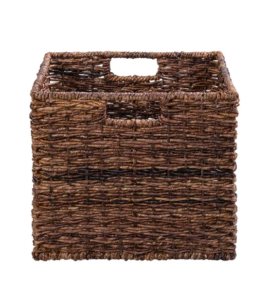 Panier de rangement brun — Photo