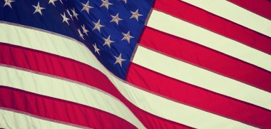 Amerikan bayrağı yukarı