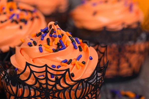 Halloween cupcakes — Stockfoto