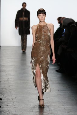 Model giyen Dennis Basso Sonbahar 2016