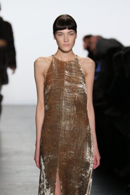 Model giyen Dennis Basso Sonbahar 2016