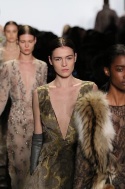 Dennis Basso sonbahar 2016 giyen modelleri