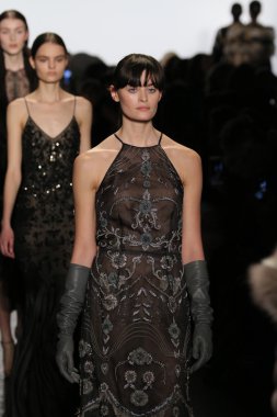 Dennis Basso sonbahar 2016 giyen modelleri