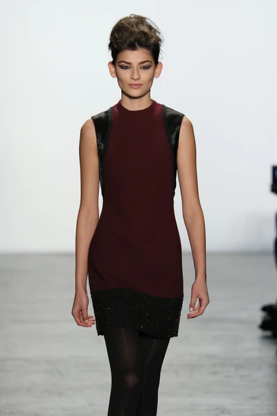 Carmen marc valvo laufsteg show — Stockfoto