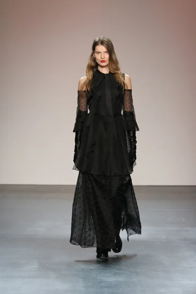 Model wearing Salinas Fall 2016 — Stok fotoğraf