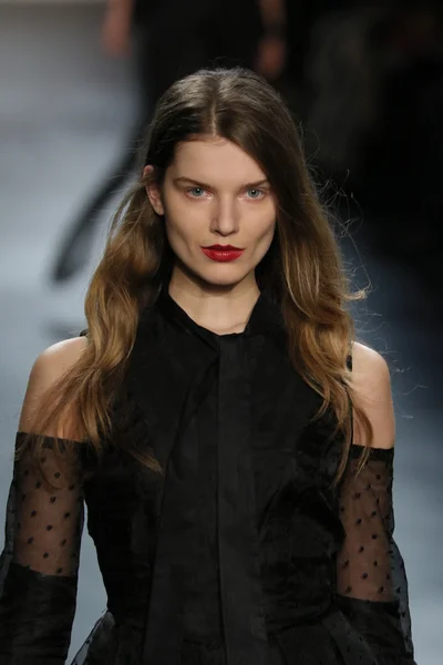 Model wearing Salinas Fall 2016 — Stok fotoğraf