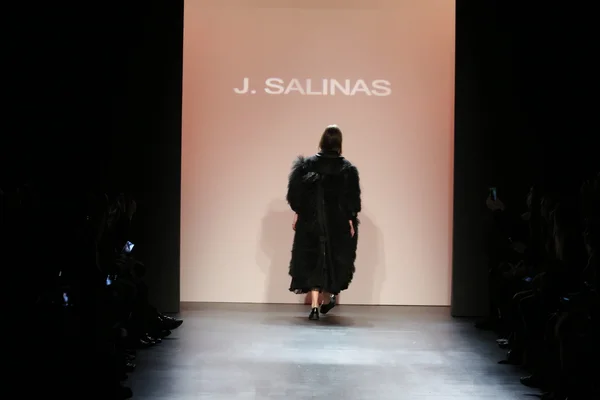 Model wearing Salinas Fall 2016 — Stockfoto