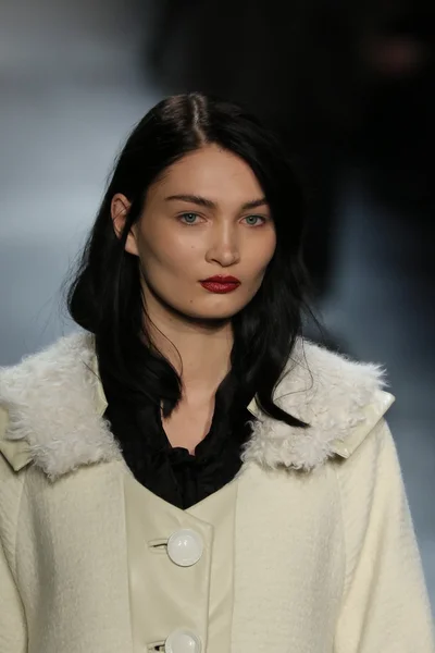 Model wearing Salinas Fall 2016 — Stok fotoğraf