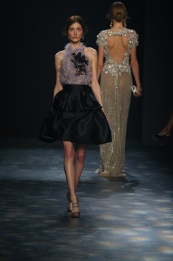 model wearing Marchesa Fall 2016