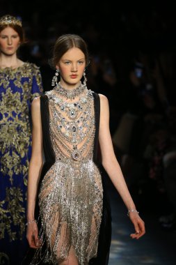 Models wearing Marchesa Fall 2016