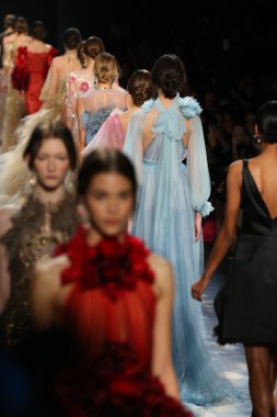 Models wearing Marchesa Fall 2016