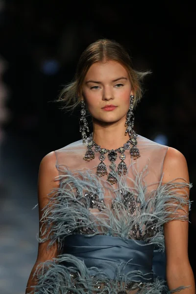 model wearing Marchesa Fall 2016
