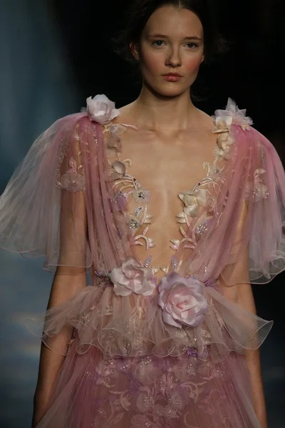 model wearing Marchesa Fall 2016