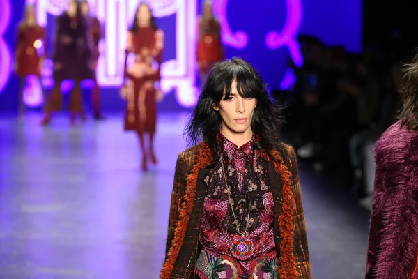 Anna Sui pádu 2016 show — Stock fotografie