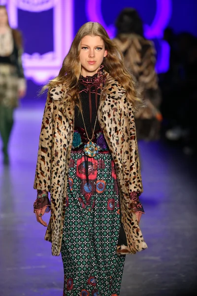 Anna Sui pádu 2016 show — Stock fotografie